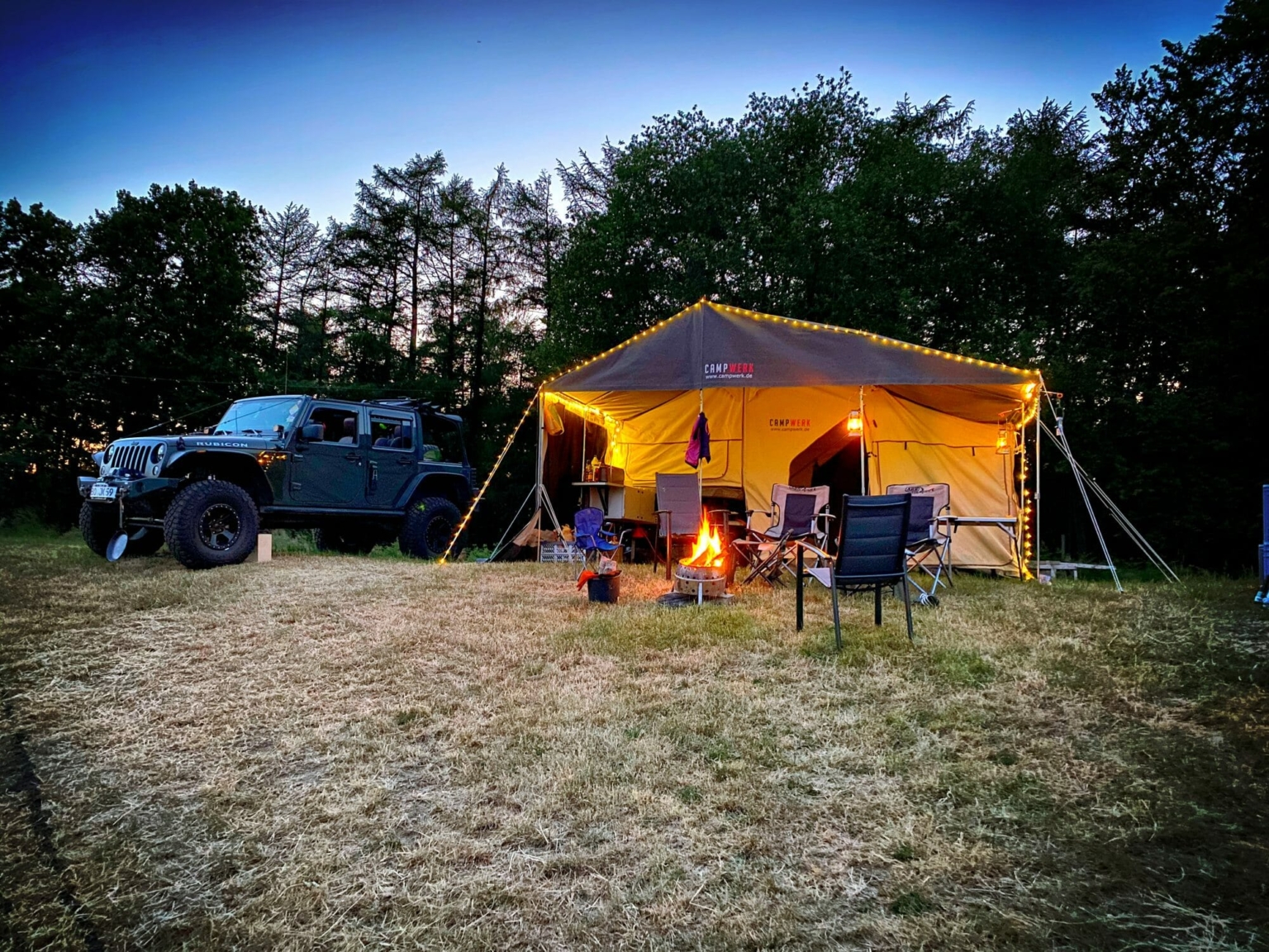 Rimorchio tenda fuoristrada pieghevole Family CAMPWERK