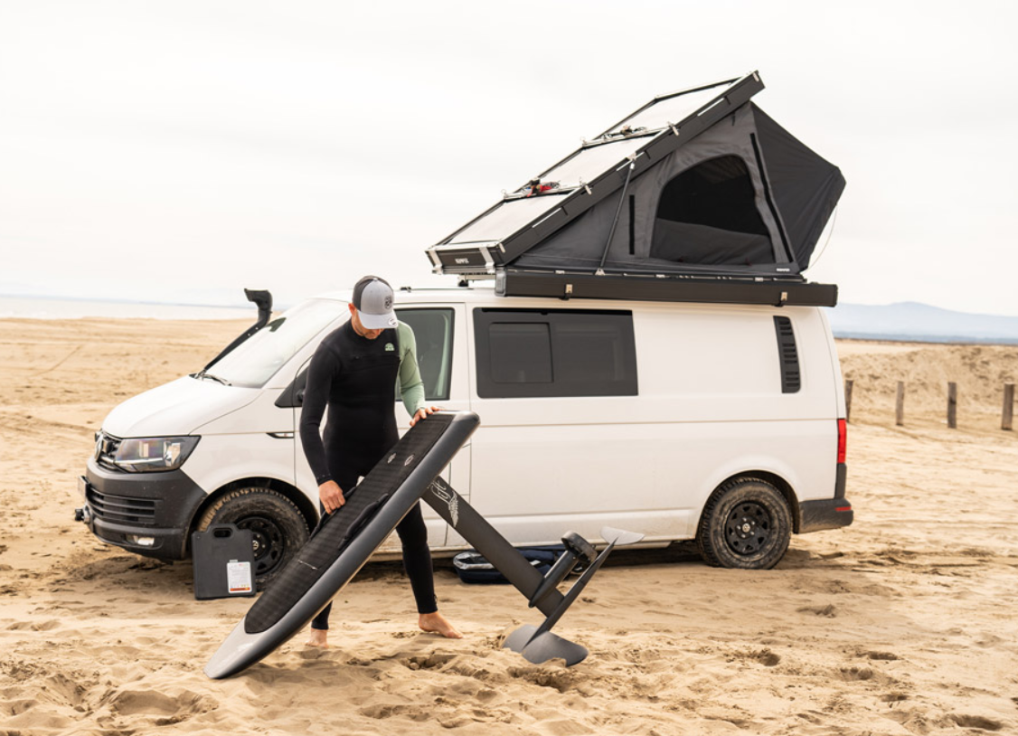 Tenda da tetto rigida Blue Dot Voyager per 2 persone