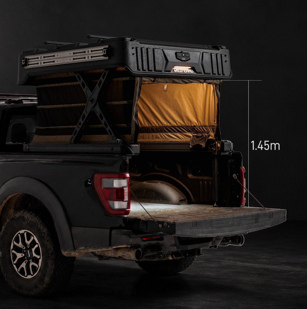 WinTopper Pickup Hardtop sollevato con altezza interna di 1,45 m