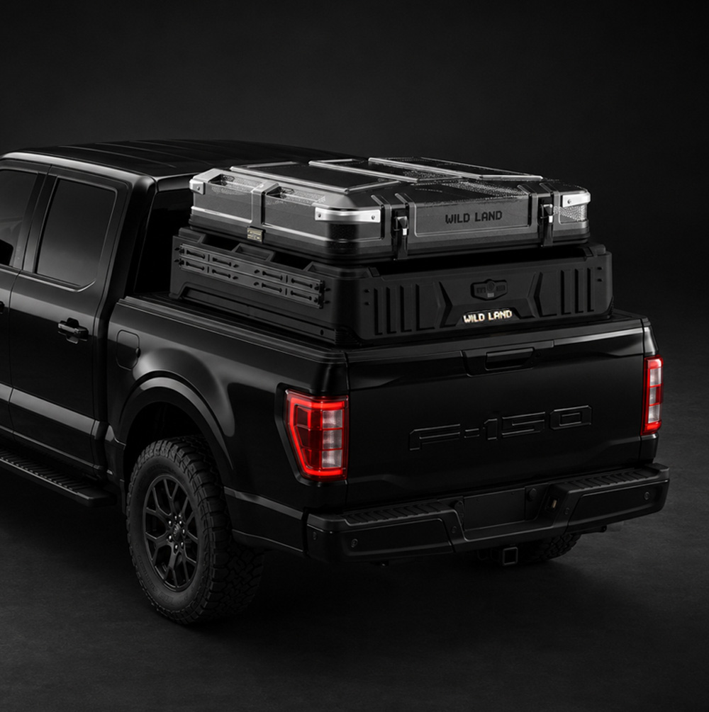 WinTopper Pickup Hardtop con tenda da tetto sulla piattaforma superiore